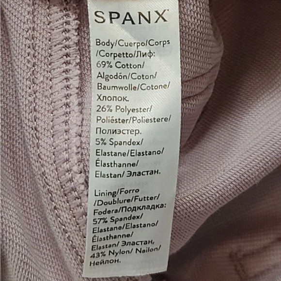 Spanx Jean-ish Ankle Leggings Tea Rose Pull On Stretch Shaping Size L Womens - Picture 5 of 8